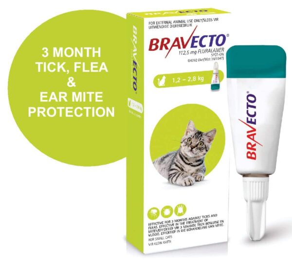 Bravecto PLUS Lime Small Cat 112.5mg