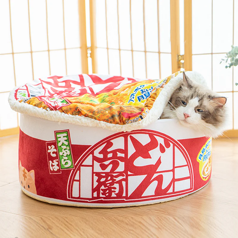 cat bed for Ramen fans