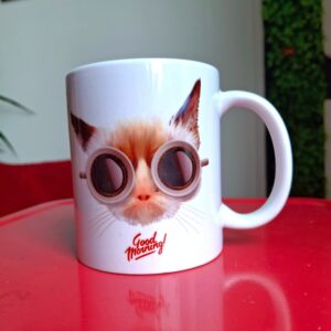 Good Morning Coffee Cat Mug